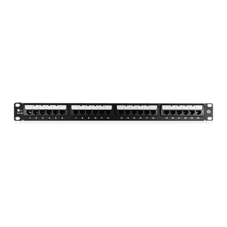 DEK1271N - Cat.5E Patch panel, 24port, T568A/B