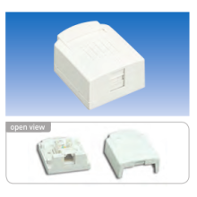 cat.5E surface mount box, 1port