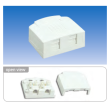 cat.5E surface mount box, 2port