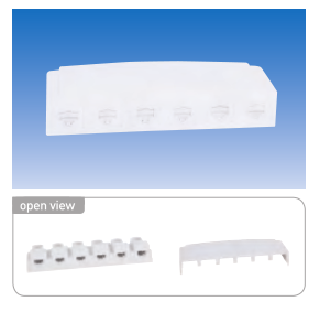 6p cat.6, surface Mount jack assembly